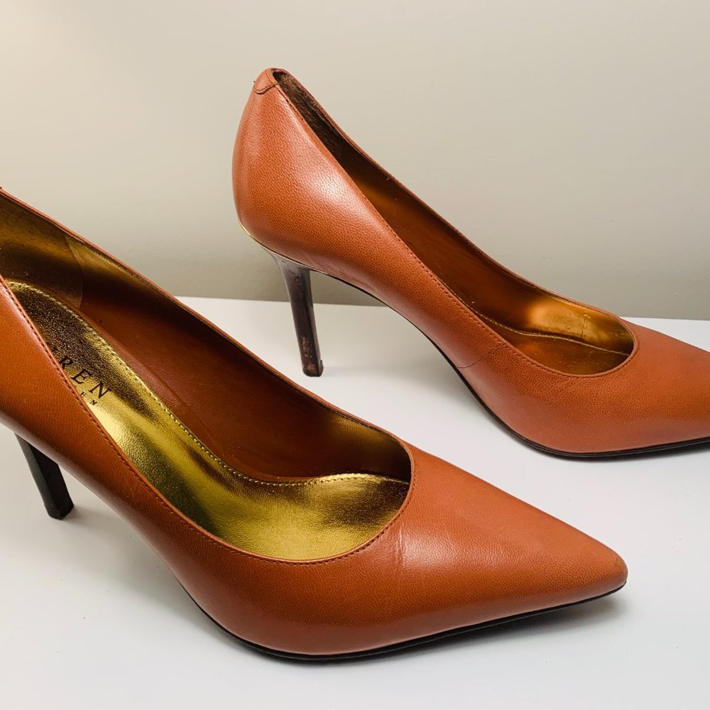 Lauren Ralph Lauren | Sarina Cognac Pumps
